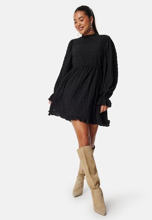 BUBBLEROOM Frill Structured Dress Klær