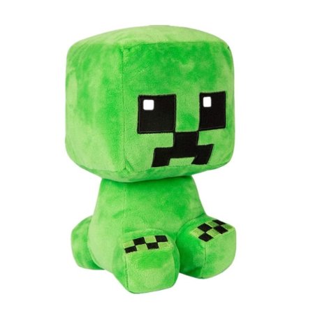 Hot 2025 Minecraft Creeper Plys Grøn/Sort 26cm