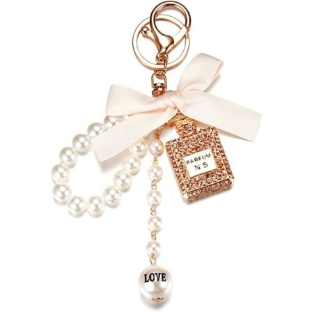 Parfymflaska nyckelring med diamant - söt IC