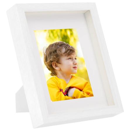 Vidaxl Fotoramar 3d 3 St Vit 20x25 Cm För 13x18 Cm Foto Vit