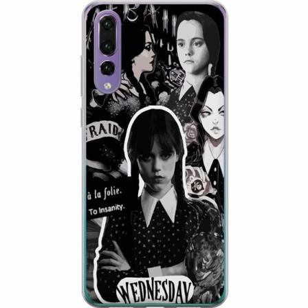 Huawei P20 Pro Genomskinligt Skal Wednesday Addams