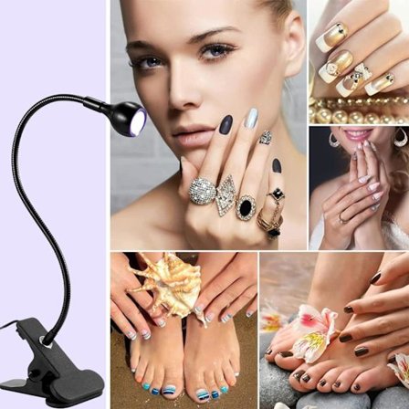 /#/UV-kynsienkuivauslamppu, 3W American Nail Gel -liiman kovetuslamppu säädettävällä päällä, ammattimainen ultravioletti-UV-liimalamppu, joka sopii 
