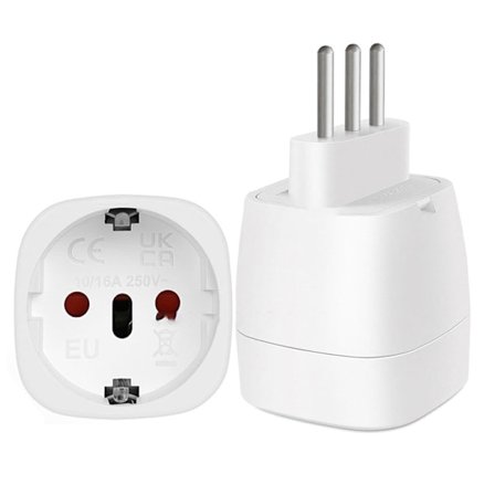 Eurooppalainen matkasovitin: Italia pistokesovitin, 16A virta