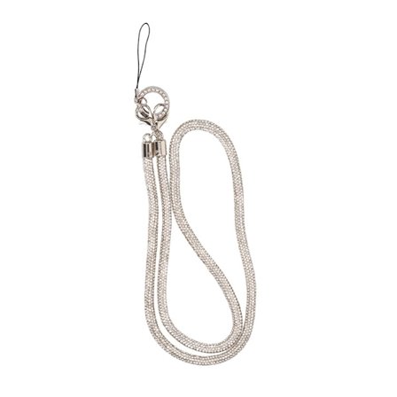 80cm hanging neck masonry mobile phone rope silver white
