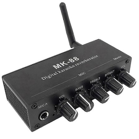 -88 6,5 mm Mikrofon Reverb Effekt Bluetooth Koaksial Dekoder Stereo Forforstærker o Forstærker Mikserpult