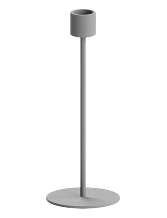 Candlestick 21Cm Home Decoration Candlesticks & Tealight Holders Candlesticks Grå Cooee Design