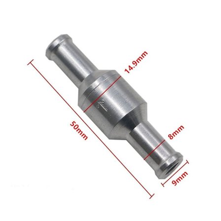 2 stk. Sjekkventil Enveisventil 8MM