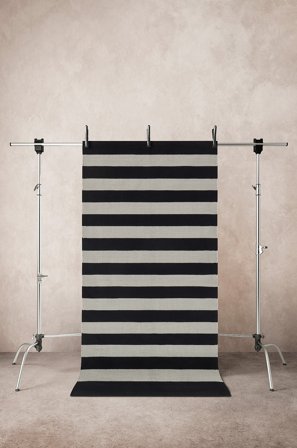 Jotex - Utendørs Teppe Polyester/Polyester Svart/lys grå PETRA - Kjøp Utendørstepper hos Jotex