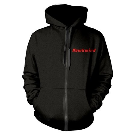 Hawkwind Unisex Adult Doremi Full Zip Hoodie L Svart/Guld