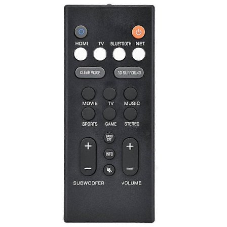 Erstattet Fjernkontroll For Yamaha Soundbar Ats-2090 Fjernkontrolltilbehør