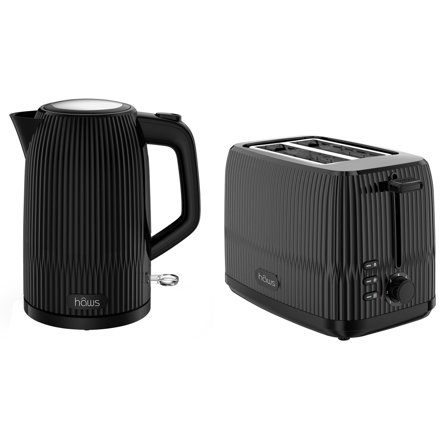Hâws Brödrost & vattenkokare, svart | Dukning & Servering > Skålar > Frukostset | Bagaren och Kocken