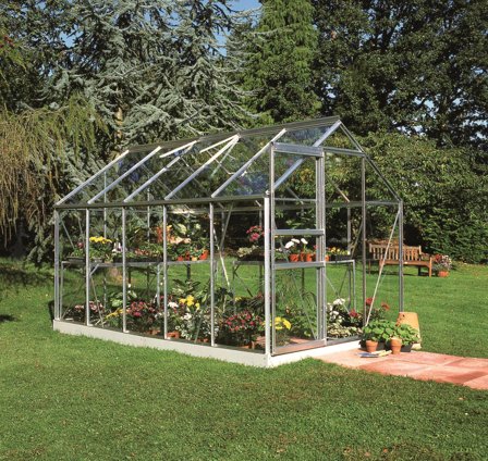 Halls Popular 106 SO0201 Växthus 6,2 m², aluminium, Växthus & orangerier