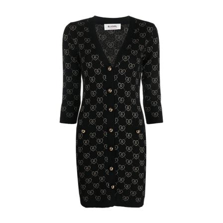 Blugirl, Short Dresses Zwart, Dames, Maat:S
