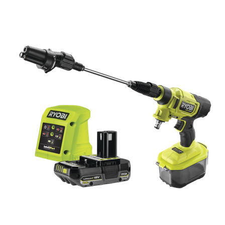 Ryobi RY18PWX41A-125 Mellantryckstvätt med batteri och laddare, Städ- & rengöringsmaskiner