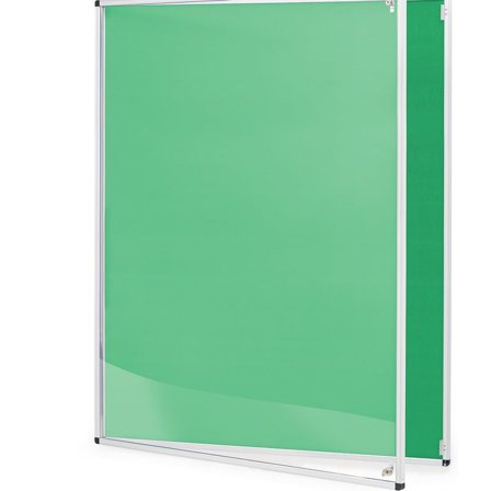 Tamperproof noticeboard, 900x1200 mm, green