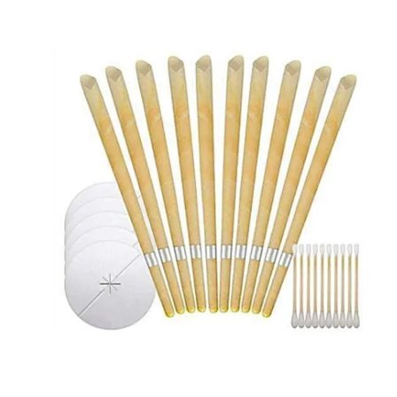 10-pak Ørelys - Fremstillet af Bivoks - Aromaterapi