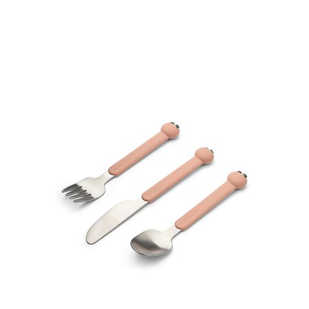 LIEWOOD Tove Peach Cutlery Set Universe / Classic Navy, Børn & Forældre, Service, Bestik