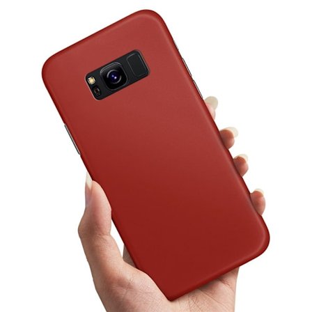 Cover / Mobilcover til Samsung Galaxy S8 Plus - Mørkrød