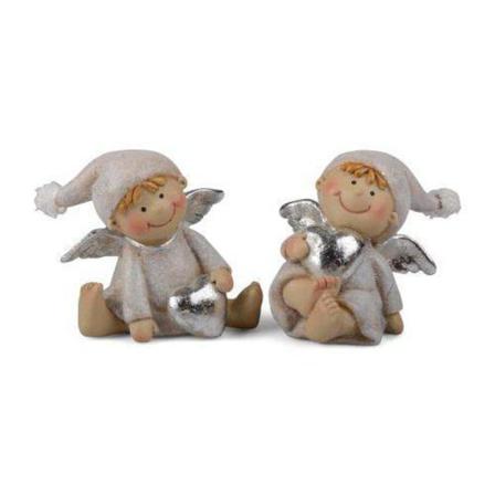 Ängel Änglabarn 2-pack Beige/silver Beige