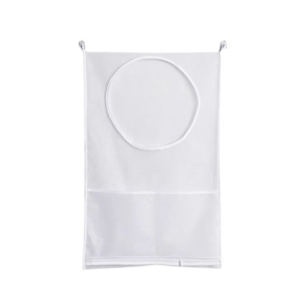 Oppbevaringspose for skitne klær Kurv Ramme Bøtte Sammenleggbar Mesh Vaskeri Baderom Vegghengende Husholdnings Klesorganisator med Krok