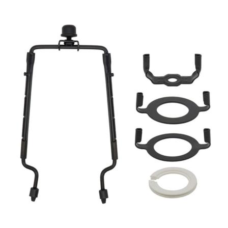 Lampeharpeholdersett Lampeskjermbraketter SVART black