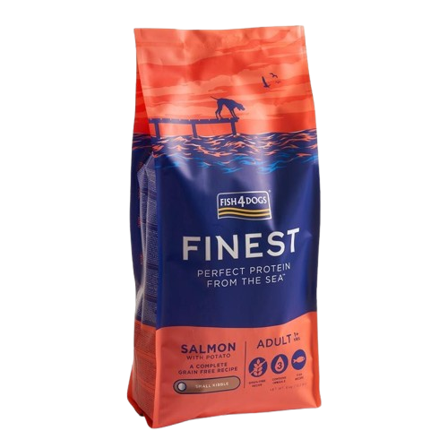 Fish4Dogs - Adult Finest med laks små biter 6kg - Hund - Hundefôr & hundemat - Tørrfôr for hund - ZOO.no