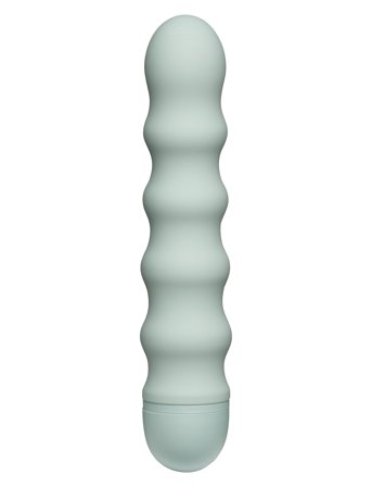 Amaysin Amaysin Wavy Dildo Vibrator - Green - ONE SIZE