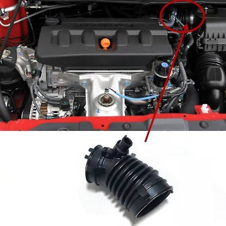 Luftintagsslang Luftintagsrör Luftflödesrör Slang För Honda Civic 2006-2015 1.8/2.0