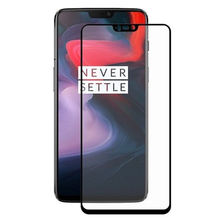 OnePlus 6 Heltäckande 3D Härdat Glas Skärmskydd 0,2mm