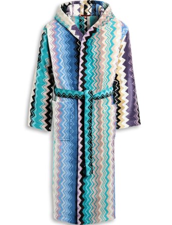 Missoni Home Giacomo Bathrobe Hooded - Multi/patterned - S