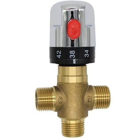 Solar Termostatblandare Mässing Koppar YYV_tfrf