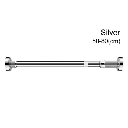 Tørkestativ teleskopstang SØLV 50-80CM 50-80CM sølv