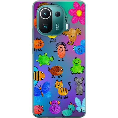 Kompatibel Mobilcover til Xiaomi Mi 11 Pro Little Scribble Friends