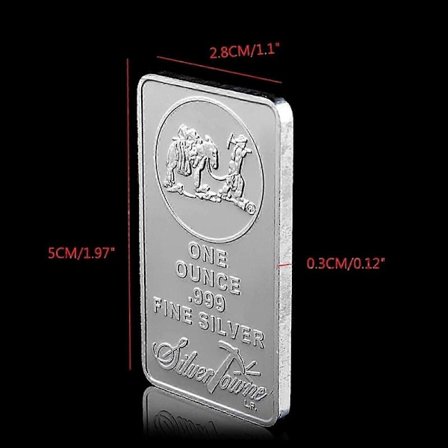 Prospector 1oz 999 Silver Bar Metall