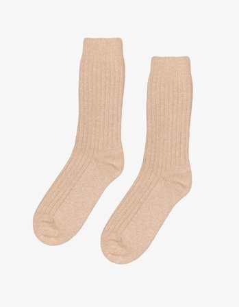 Merino Wool Blend Sock - Honey Beige - 36-40