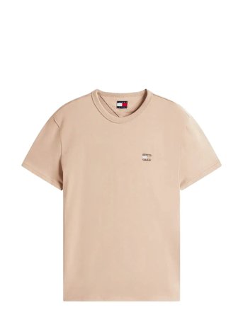 Tjm Reg Badge Tee Ext Beige Tommy Jeans