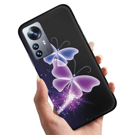 Xiaomi 12t/12t Pro - Skal Lila Fjärilar