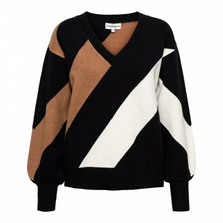 &Co Woman Billie Dig Trui , Zwart , Dames , Maat: M