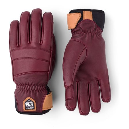 Hestra Women's Fall Line - 5 Finger Women ski gloves Red 6