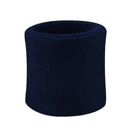 Svettband - Vristband - Korta [8cm] - Dubbelpack - Marinblå