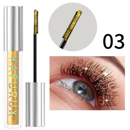 1 st Diamant Mascara Glänsande Söt Säker Glitter Ögonfransar Snabbtorkande Långvarig Böjande Tjock Mascara Skimmer Smink Ögonkosmetika