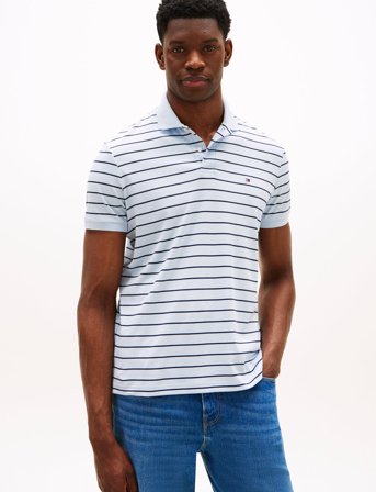 Tommy Hilfiger Liquid Cotton Reg Seasonal Polo - Blue - L