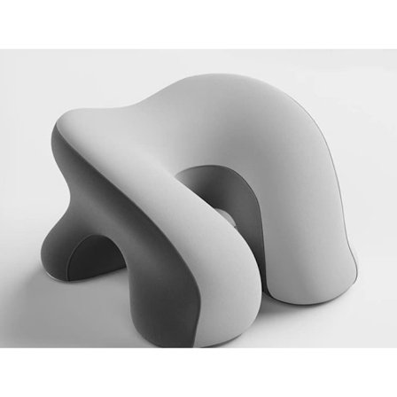 Ergonomisk Resekudde Portabel Nackkudde Sovkudde för Kontor och Bilresa_OF