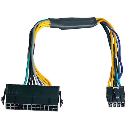 24-pin til 8-pin ATX PSU strømadapterkabel kompatibel med Optiplex 3020 7020 9020 Precision T1700 12-tommer (30 cm)