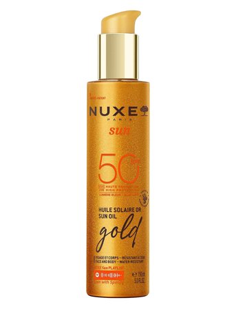 NUXE Sun Tanning Oil Gold Spf50 150 Ml - Nude - 150 ML
