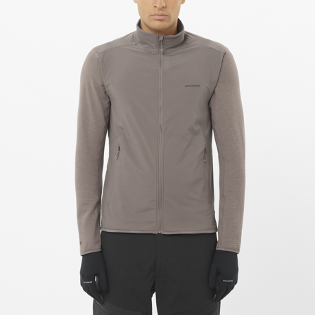 Salomon - Tussenlagen Kleding Sntial Lightwarm Hybrid M - Iron