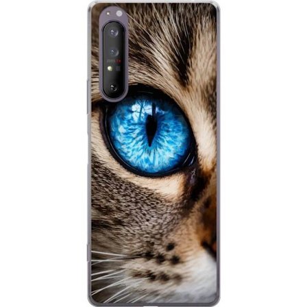 Kompatibelt Mobildeksel til Sony Xperia 1 II Fargesprakende spiralgalakse i rommet med stjerner, tåker og kosmisk lys