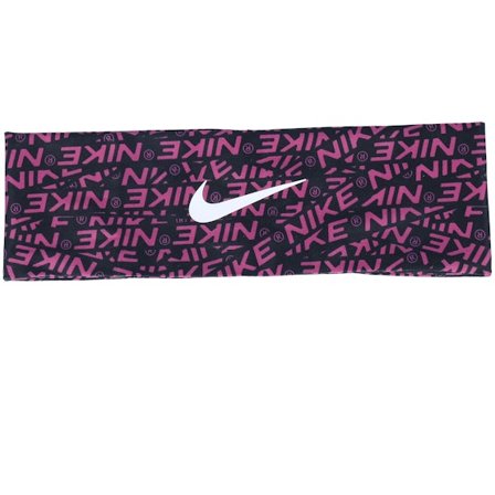 Nike - Violett headband Mütze - Fury 3.0 Print Cosm Fuchsia/White Headband @ Hatstore