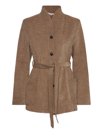 Fitted Jacket With Belt Brown REMAIN Birger Christensen