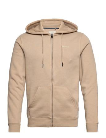 Bhdownton Fullzip Sweat Noos Sweats Blend Brown
